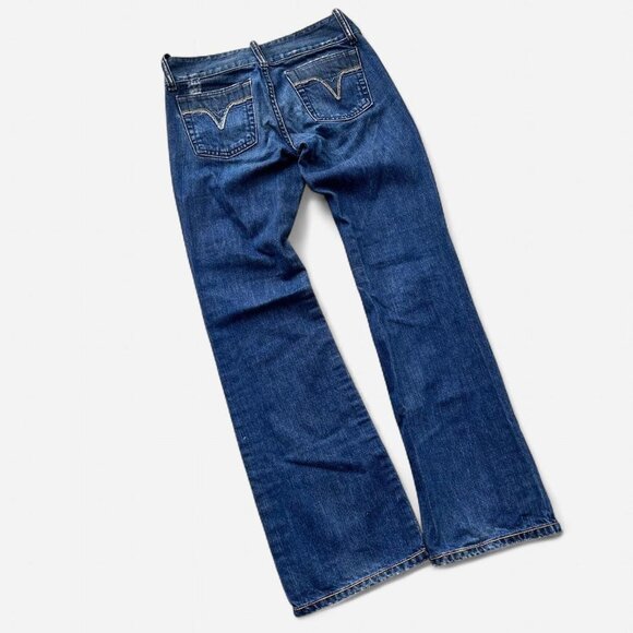 Diesel Y2K Euro Trash Low Rise Denim Wide Leg Jeans Size Women's 24 - Picture 4 of 7